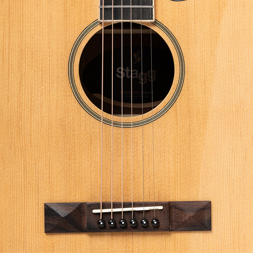  גיטרה אקוסטית מוגברת SA45 DCE-LW חברת Stagg