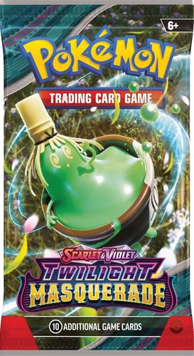 קלפי פוקימון חבילת בוסטר טוולייט מסקרד Pokémon TCG Twilight Masquerade SV06 Booster
