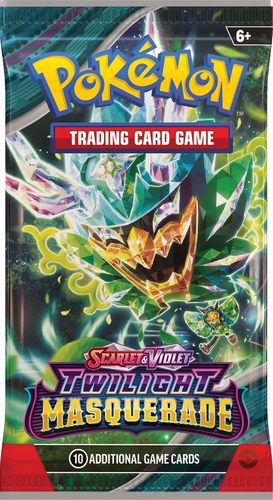 קלפי פוקימון חבילת בוסטר טוולייט מסקרד Pokémon TCG Twilight Masquerade SV06 Booster