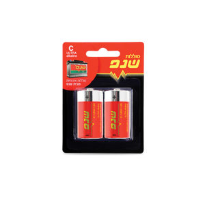 זוג סוללות דגם C שנפ