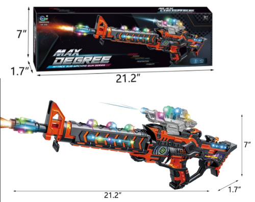  אקדח צעצוע לייזר AK-558 עם קול מדהים