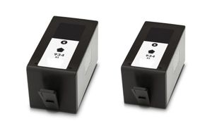  2 ראשי דיו תואמים שחורים HP 934XL Black C2P23AE