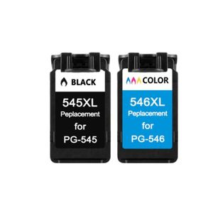 סט ראשי דיו תואמים שחור וצבע קנון Canon CL546XL + PG545XL 