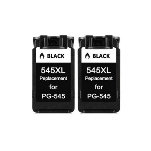 2 ראשי דיו שחורים תואמים למדפסת קנון CANON PG545XL 