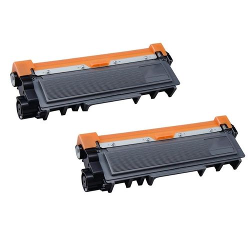 זוג 2 יחידות טונר שחור תואם ברדר Brother TN2320
