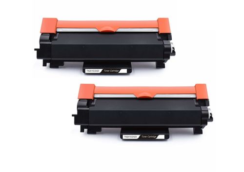 זוג 2 יחידות טונר שחור תואם ברדר Brother TN2420BK