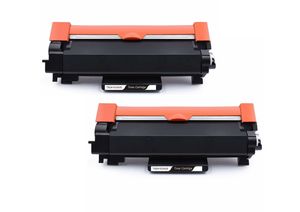 זוג 2 יחידות טונר שחור תואם ברדר Brother TN2420BK