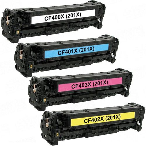 HP 201X סט טונרים תואמים CF400X-CF403X
