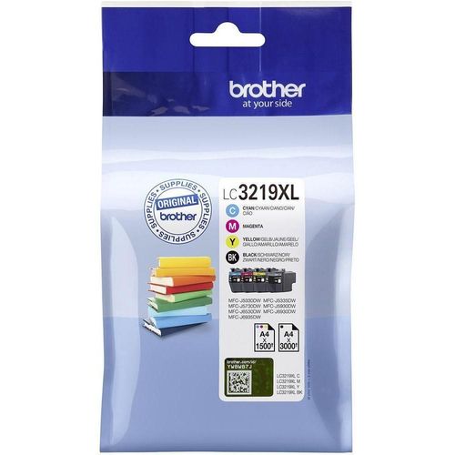 סט 4 ראשי דיו מקוריים Brother LC3219XL