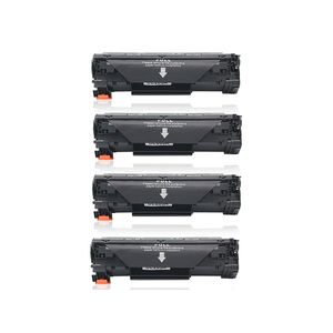 HP 36A טונר שחור תואם 3 יחידות + 1 יחידה מתנה CB436A