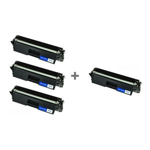 HP 17A טונר שחור תואם 3 יחידות + 1 יחידה מתנה CF217A