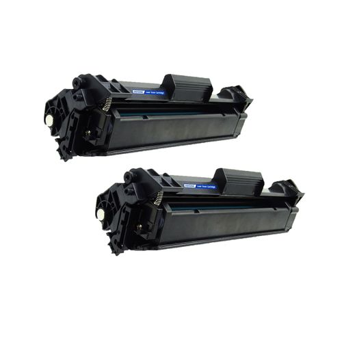 HP 44A זוג 2 יחידות טונר שחור תואם CF244A