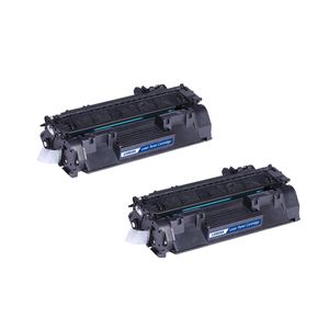 HP 05A זוג 2 יחידות טונר שחור תואם CE505A