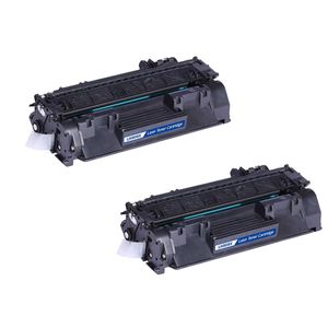 HP 05X זוג 2 יחידות טונר שחור תואם CE505X
