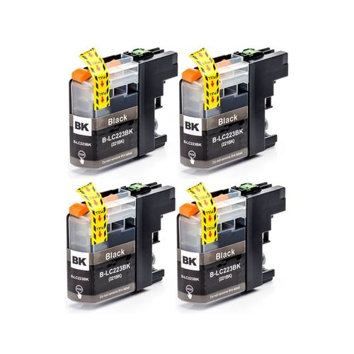 4 ראשי דיו שחור תואם Brother LC223/LC221 black ברדר 26
