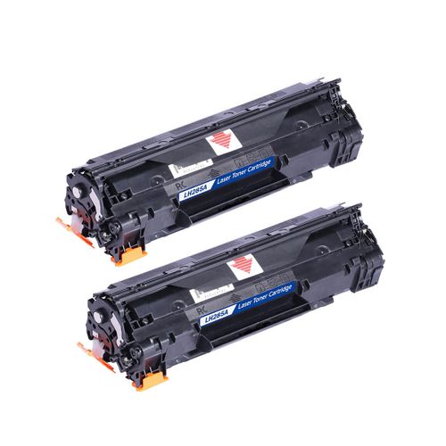 HP 85A זוג 2 יחידות טונר שחור תואם CE285A