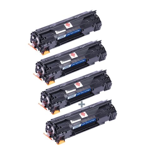 HP 85A טונר שחור תואם 3 יחידות + 1 יחידה מתנה CE285A