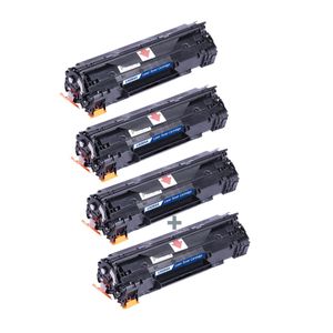 HP 85A טונר שחור תואם 3 יחידות + 1 יחידה מתנה CE285A