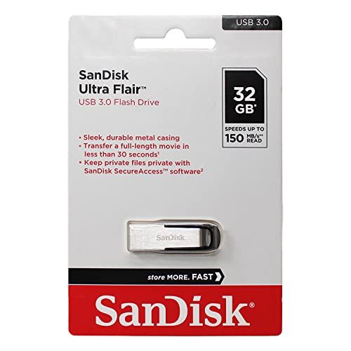 זיכרון נייד Sandisk USB3 Flair Z73 32GB סאן דיסק
