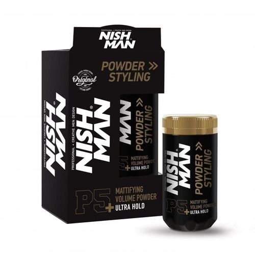 אבקת נפח נישמן - Nishman Hair Styling Ultra Hold Powder Wax P5 20GR