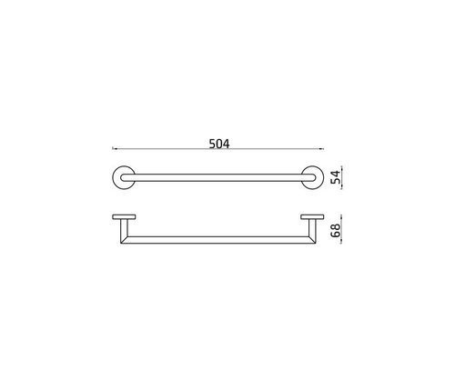 מתלה מגבות  סדרת קונטור Contour 801704 חמת