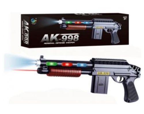 רובה AK-998 שחור כולל קולות ואורות