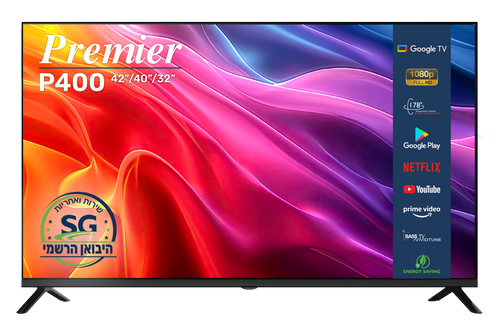 טלוויזיה 40 אינצ' דגם Premier 40P400 פרמייר