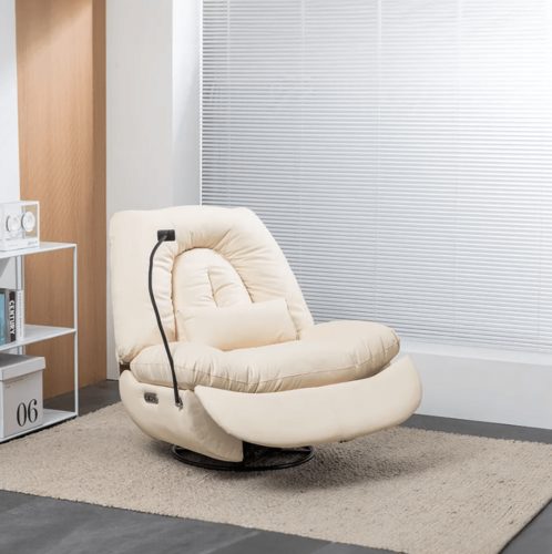 כורסת מסאג AIR LEATHER ARIAN שמנת