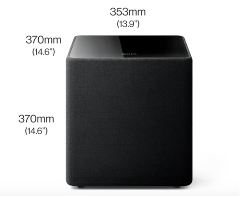 רמקול סאב וופר מבית Kef דגם Kube 10 MIE