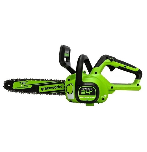 מסור שרשרת GREENWORKS 24V עם להב OREGON 10