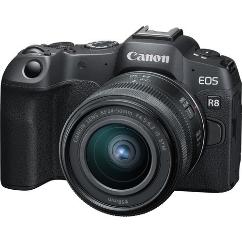  קיט מצלמה ועדשה Canon EOS R8 + RF24-50mm - יבואן רשמי 