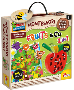 פאזל ומשחק השחלת שרוכים - עץ התפוחים