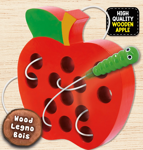 פאזל ומשחק השחלת שרוכים - עץ התפוחים