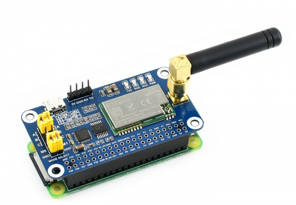 משדר/מקלט  SX1262 915M LORa HATx  