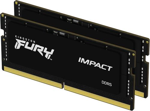 זכרון 16GB 4800 DDR5 CL38 FURY BLACK KINGSTON