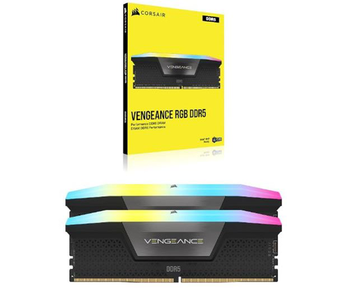 זכרון CORSAIR VENGEANCE C40 DDR5 32GB DUAL צלעות קרור 2x16 5200