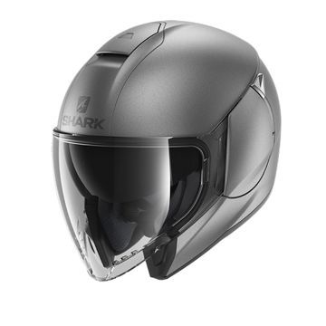 קסדה לאופנוע SHARK - דגם CITYCRUISER BLANK צבע כסף