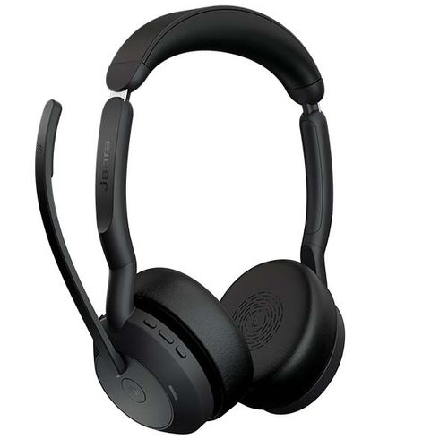 אוזניות אלחוטיות JABRA EVOLVE2 55 LINK380C MS STEREO