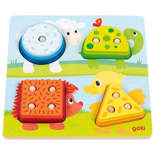 GOKI התאמת צורות מ1-4 לגיל שנה 58419