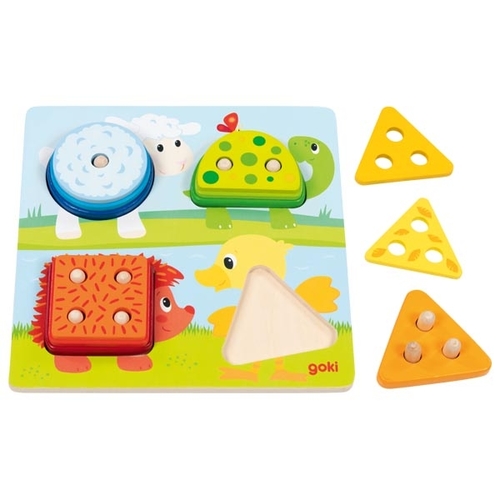 GOKI התאמת צורות מ1-4 לגיל שנה 58419