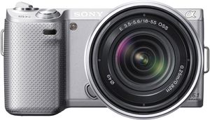 מצלמה Sony Alpha NEX-5N Kit 18-55mm יד שניה!