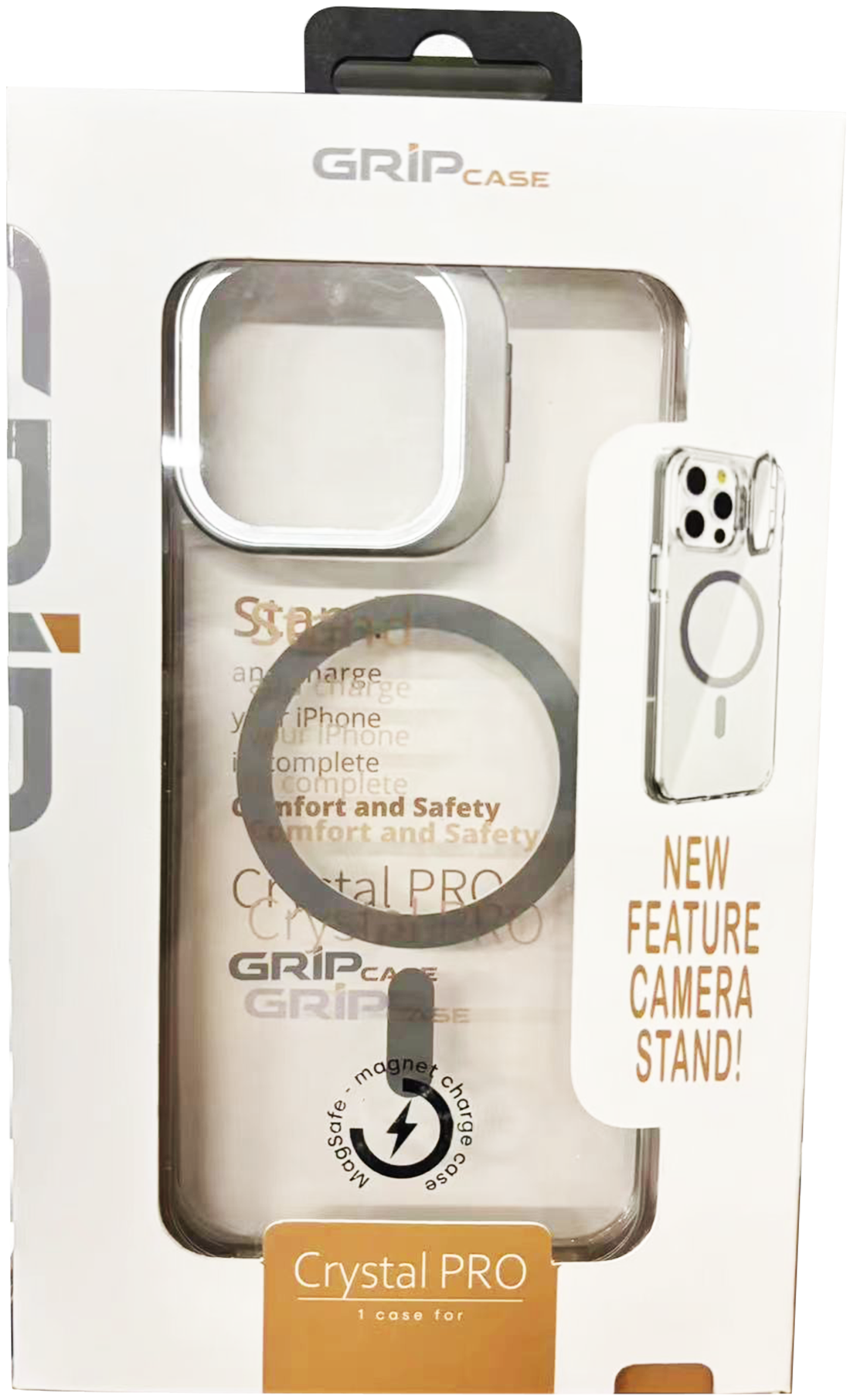 Grip Case Crystal Pro for iPhone 16 pro Gray