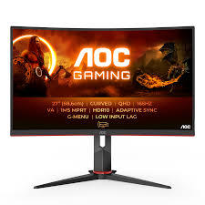 מסך AOC CURVED GAMING 27" 165HZ CQ27G2S/BK0.0 1MS