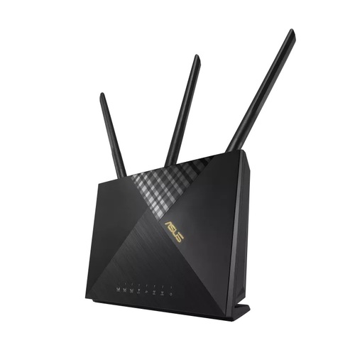 מודם ראוטר ASUS 4G-AX56 300Mbps Dual-Band WiFi 6 AX1800 LTE