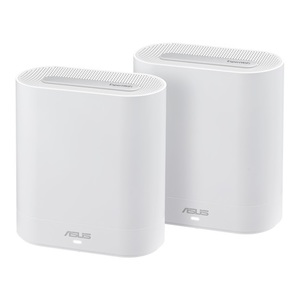 ראוטר ASUS ExpertWiFi EBM68 AX7800 Wifi 6 - צבע לבן, 2 יחידות באריזה