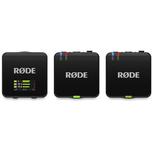 מערכת מיקרופונים אלחוטיים כולל משדר RODE Wireless GO (Gen 3)