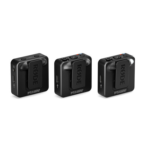 מערכת מיקרופונים אלחוטיים כולל משדר RODE Wireless GO (Gen 3)