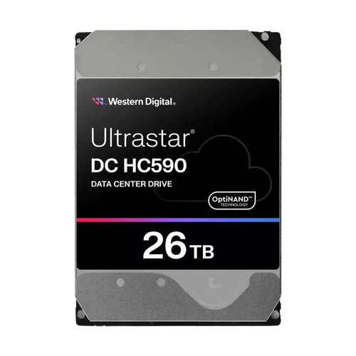 כונן קשיח פנימי Ultrastar DC HC590 Data Center Hard Drive - 26TB ווסטרן דיגיטל