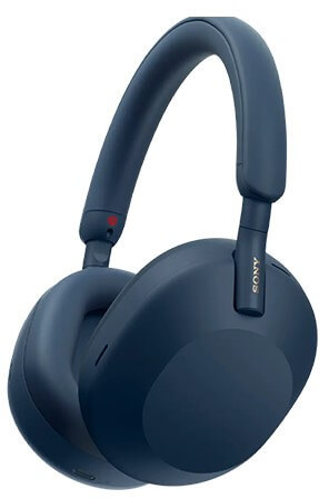 אוזניות קשת Over-Ear אלחוטיות עם Sony WH-1000XM5L צבע כחול