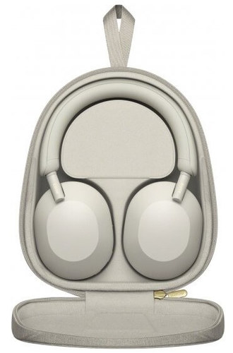 אוזניות קשת Over-Ear אלחוטיות עם ביטול רעשים Sony WH-1000XM5S ANC - צבע כסוף